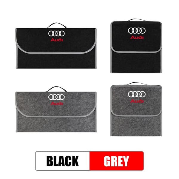 Bagagerumsopbevaringsboks Diverse Opbevaringsboks til Audi A3 A4 A4L A5 B3 B4 B5 B6 B7 B8 RS3 Quattro C5 C6 C7 S2 S3 Grey-L-Sline