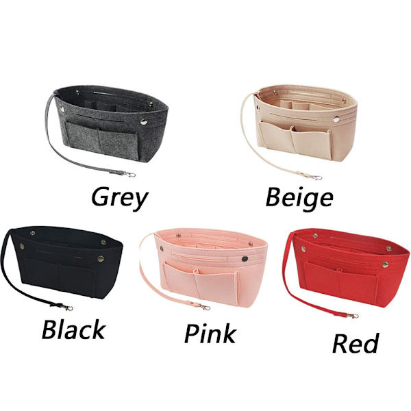 Travel Organizer Håndtaske Filt taske SORT black