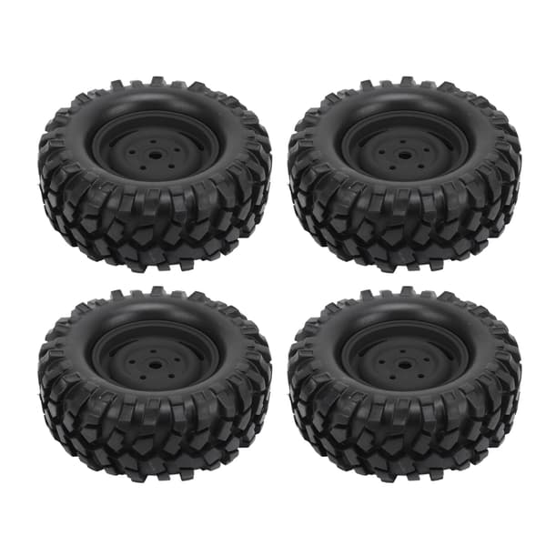 4 kpl RC Beadlock -vanteet 96 mm musta kiipeilyajoneuvoon maastoautoon