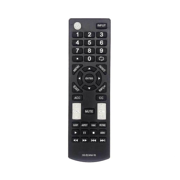 Erstat For Insignia Ns-rc4na-18 Tv-fjernbetjening Nsrc4na18 Ns-19d220na16