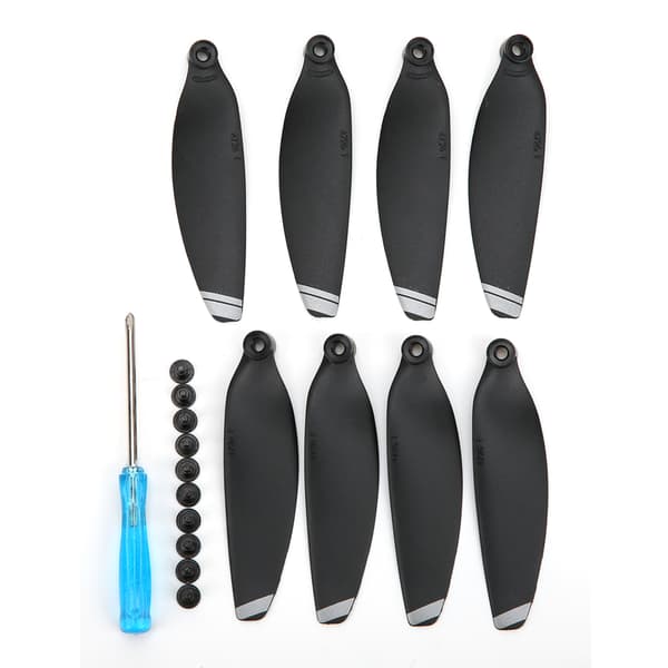 2 par RC Drone 4726F Propeller Erstatning Støyreduksjon Passer for DJI Mavic Mini (Hvit Svart)[ht]