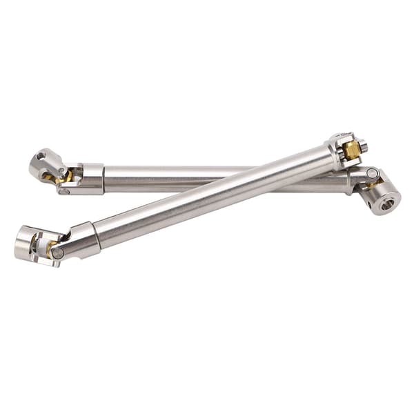 2 stk RC Drivaksel Rustfrit Stål M4 til 1/10 RC Crawler til Traxxas til Axial SCX10 II 139mm