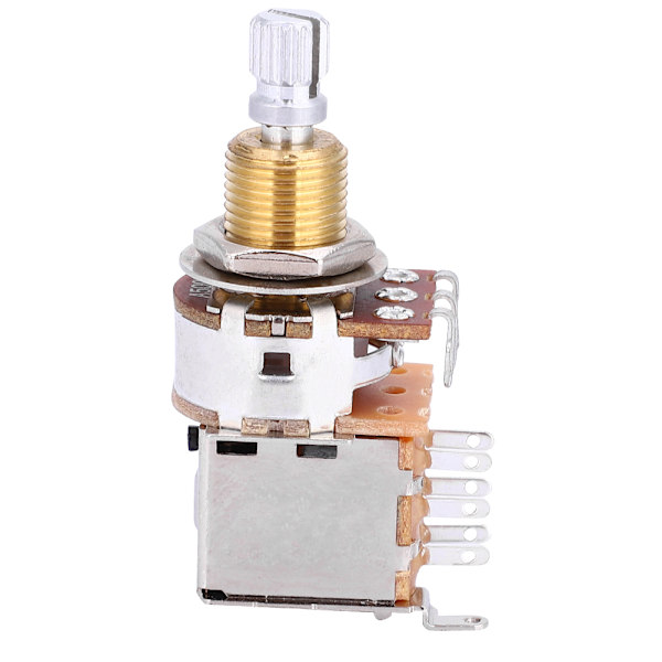 A500K Elektrisk Gitarr Linjär Potentiometer Ton Dragknapp Switch Pot Pickup