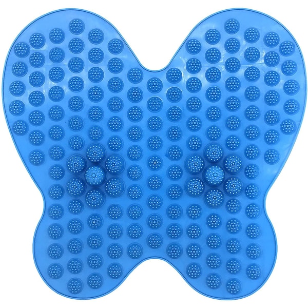 Sommerfuglmassasjefotpute (blå),
