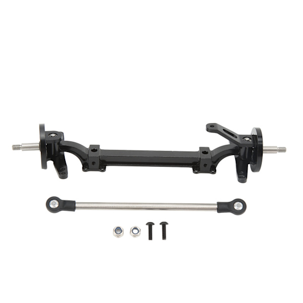 Tamiya 1/14 RC Bil Foraksel Styretøjsforbindelse Stangsæt Aluminium Legering Stål Sort