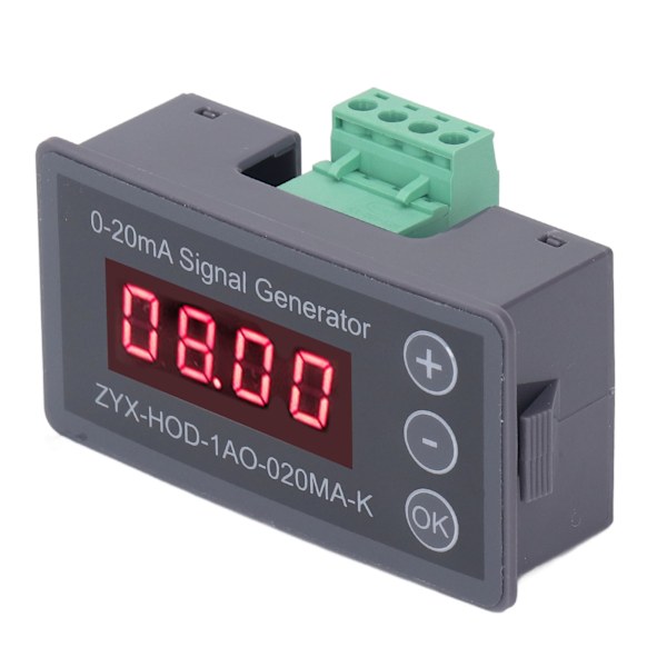 Ekspert i grænseoverskridende drift: Digital display signalgenerator til test med 1 kanal og 0-20mA output