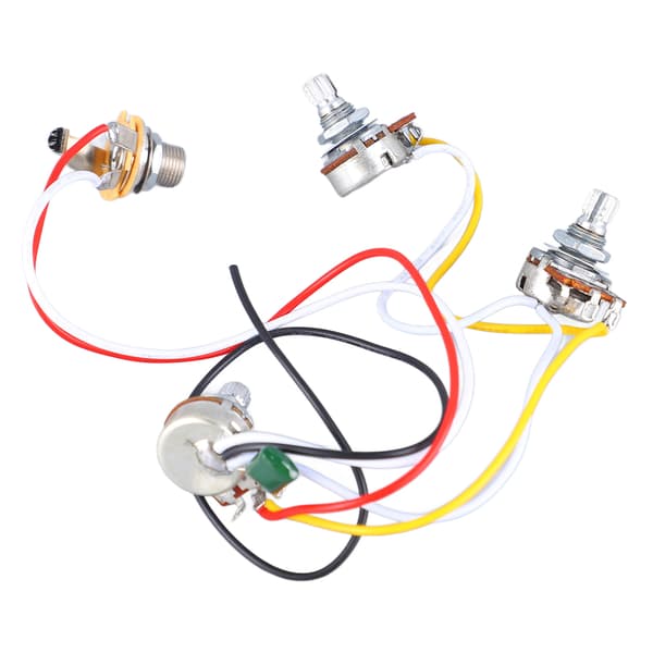500K Bas Potentiometer Ledningsnet Volumenkontrol Instrumenttilbehør