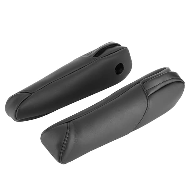 Læder Microfiber Armlænsbetræk Trim Passer til Honda CRV 2007 2009 Sort