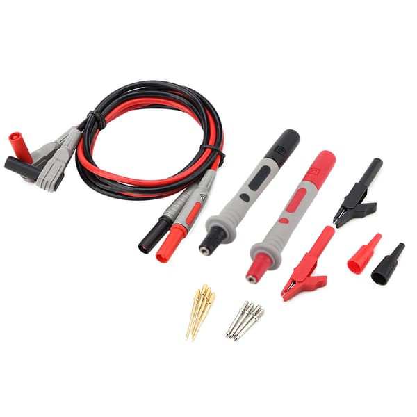Digitalt Multimeter Testledningssæt med Udskiftelige Probespids og Krokodillenæb