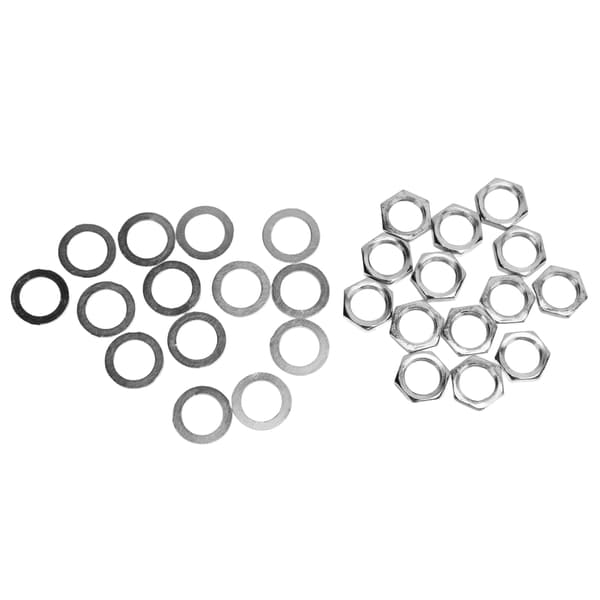 M9 Indvendigt Gevind Guitar Bas Instrument Socket Connector Sølv Bundkort Kit Fastgørelse