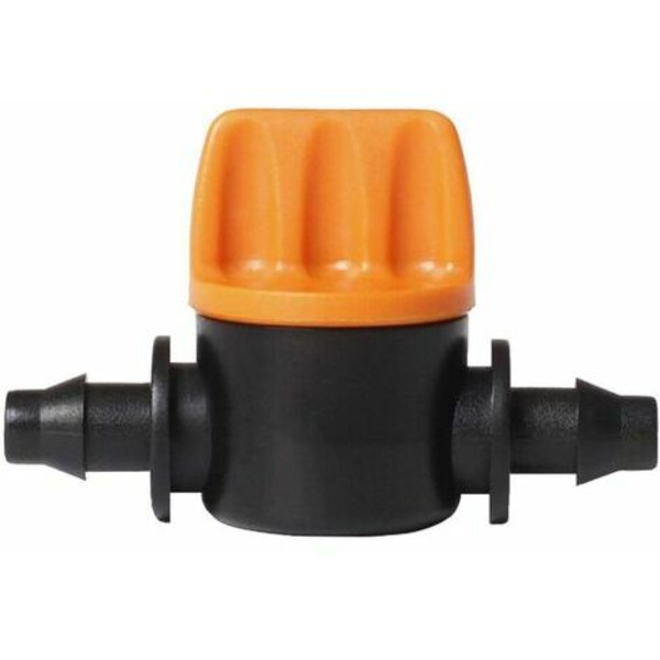 20 pakke 6,35 mm mini drypvandingsventil til 4/7 mm kunstvandingsslange (4/7 lige tyndt rør gennem kontraventil)