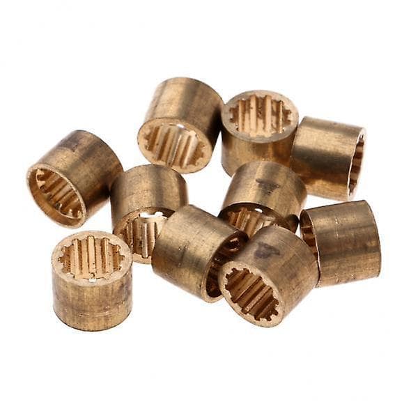 2x10st Mässing Snooker Pool Kö Ferrules Kö Tips Biljard Tillbehör 9,5mm[ht]