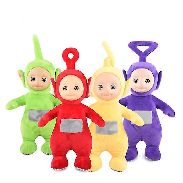 25 cm Teletubbies Early Education Plysjleketøy-plysjdukke W 4PCS