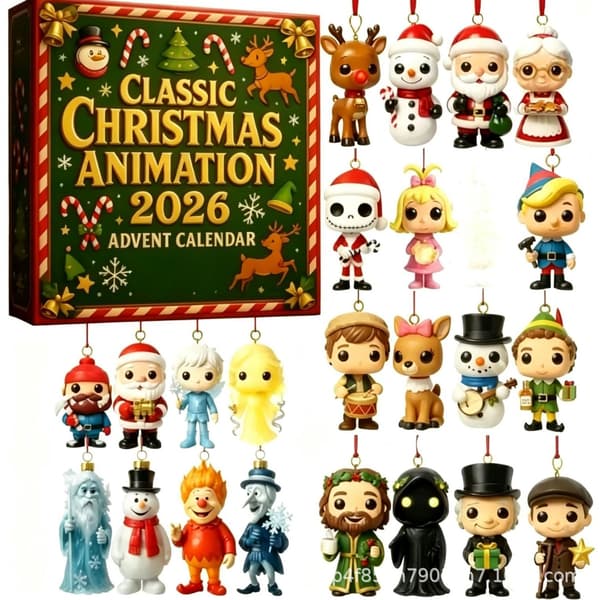 Halloween Spøgelse Adventskalender 2026 Blind Box Samlerobjekt Type B Collectible Toy Type B 26*18*3cm