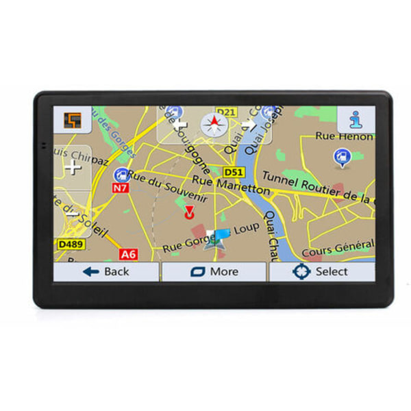 Tommers berøringsskjerm Bil lastebil GPS-navigasjonsnavigator lør 8GB 256MB Auto RV GPS-navigasjonssystem