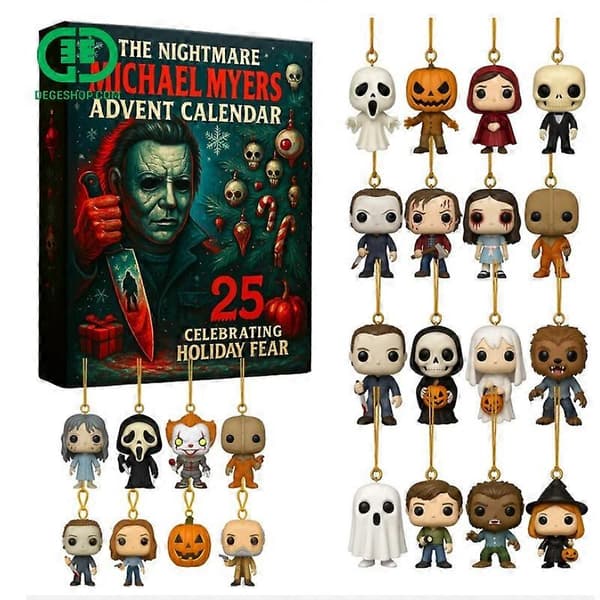 Michael Myers Adventskalender Blind Box, Juletrepynt, Akrylvedheng
