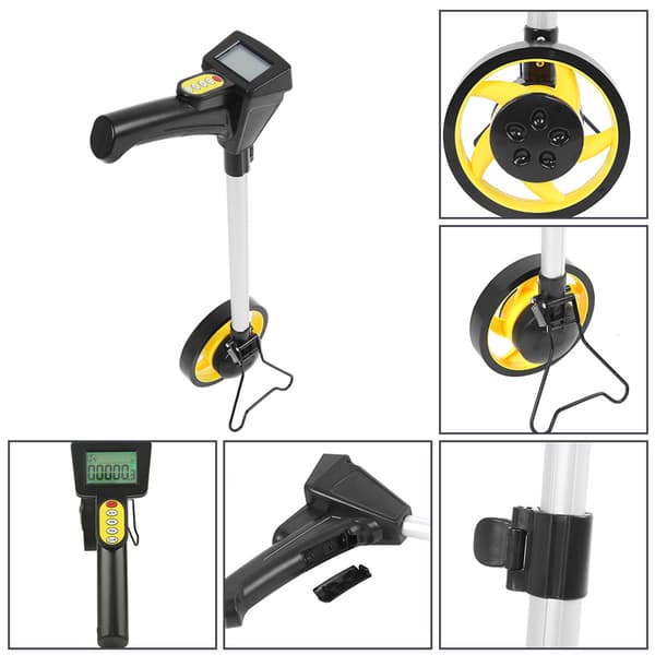 Digitalt foldbart afstandsmålingshjul til vej-, land- og konstruktionsarbejde