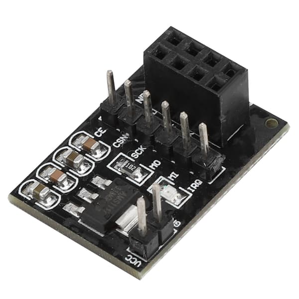 10 stk. 3.3V 8-pinners NRF24L01+ trådløs modul pinboard socket adapter modul kort