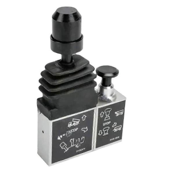 Tipladerventil 4MM Pneumatisk Hydraulisk Manuel Kontrolventil til Lastbil Svart