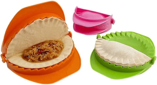 Dejpressesæt, 3 dele: Perfekt til dumplings, calzone, ravioli, empanadas, piroger og piroger – yux[ht]