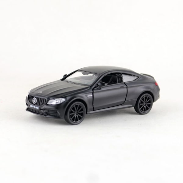Barnleksaker Mattsvart Färg Serie Mustang Chevrolet SUV Diecasts Leksaksfordon Utsökt malli RMZ city 1/36 kevytmetalliauto Benz C63S AMG