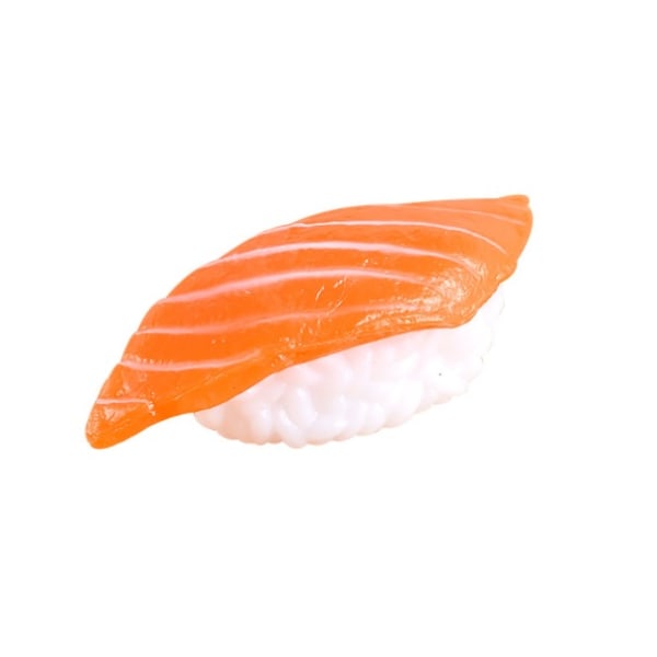 Simulering af små sushi rekvisitter model simulering japansk stil riskugler laks sushi legetøj (to konge laks sushi),