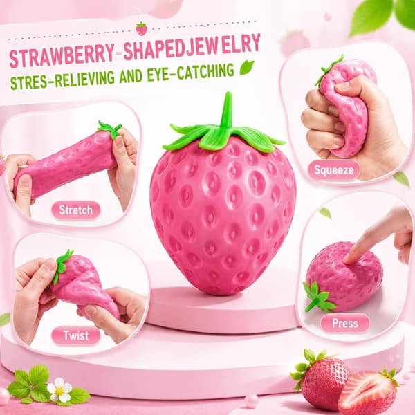 Fargeskiftende jorær-squishy-leketøy Kawaii jorær-fidget-sensoriske leker[ht]