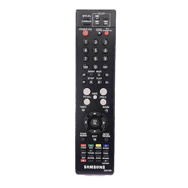 erstatning 00079d For Samsung Tv Dvd Av Home System Player Fjernkontroll