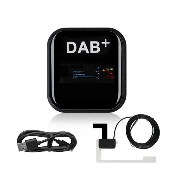 DAB+ Antenne for Android Bilradio med USB Adapter Stereo DAB Mottaker Spiller for Europa Univer[ht]