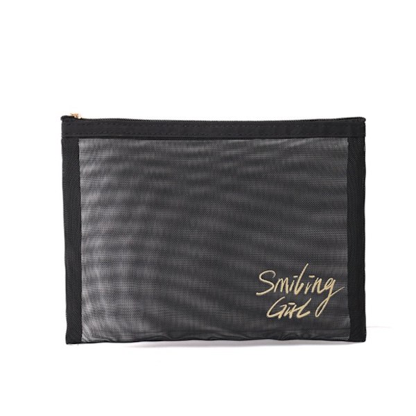 Kosmetikkveske i netting Sminkeveske TRANSPARENT BB Transparent B-B