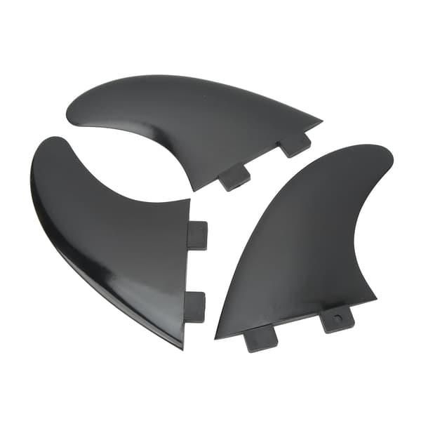 3 Styk Surfboard Finner PVC Quick Release Erstatning Tri Fin Sæt til Longboard Surfboard Paddleboard