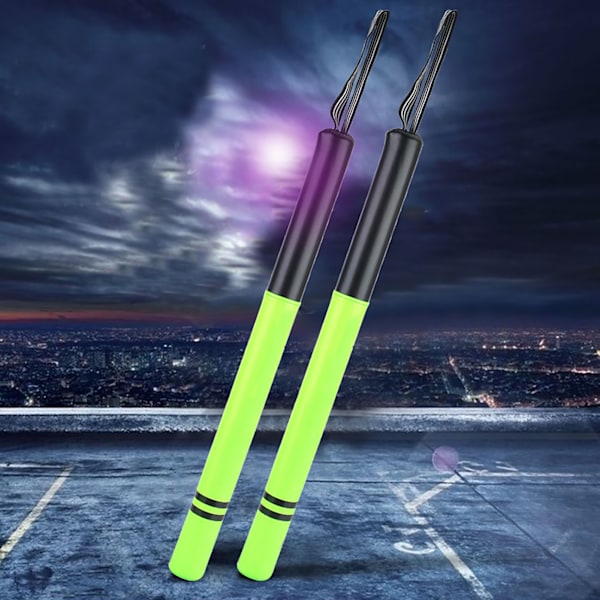 Fluorescerende grønne kampstaver
