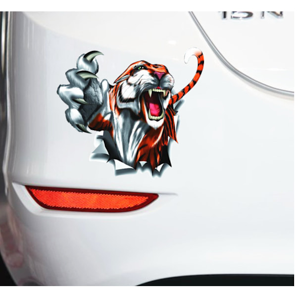 Broken Shell Color Car Reflekterende Car Sticker Se på Tiger Paw Sticker