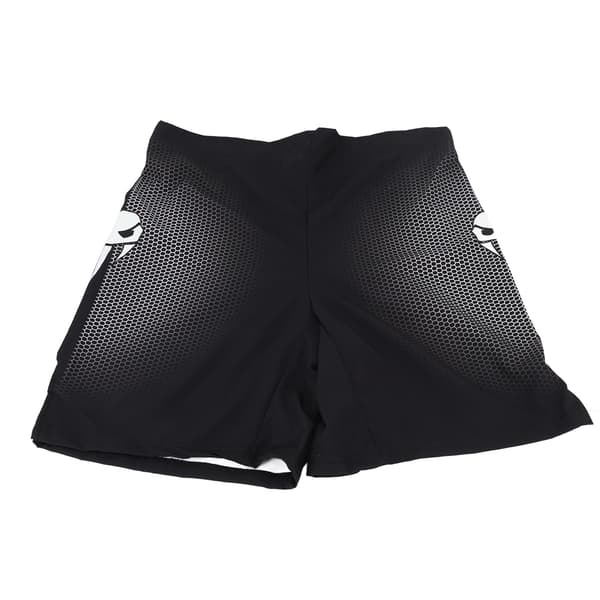 Lounge Raka lette shorts med elastisk linning til mænd, til boksning, vandring, sort M