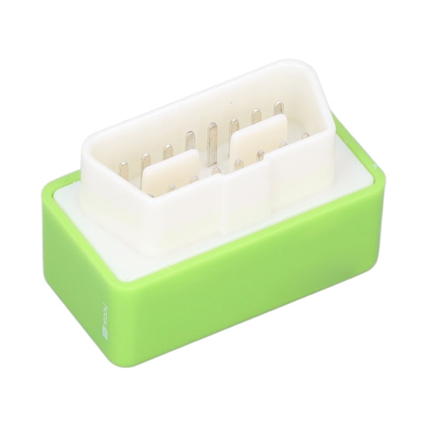 OBD2 ECO Bränslebesparare Effekt Chip Tuning Box - 15% Effektivitet, Universal Grön ABS för Bilar Sedan 1996