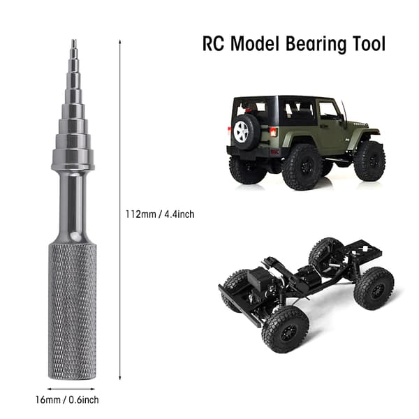 RC Model Lejeværktøj i aluminiumslegering 2-18 mm OD til RC-biler