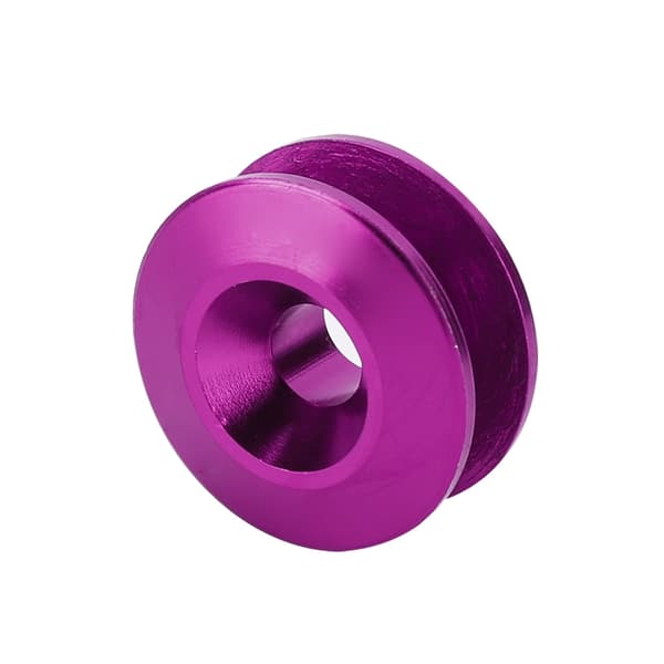 Fargerike hurtigfester av gummiringer for bilfanger Trunk Mud Guard Lock (lilla)