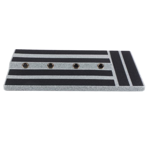Gitarr Effekt Pedal Board PE kardborrefäste Instrumenttillbehör för Performance Svart Marmordesign