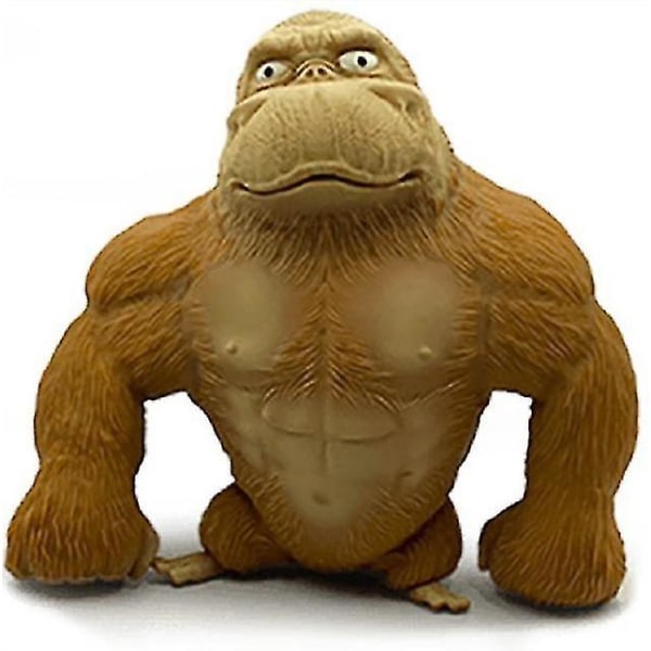 Stretch gorilla leketøy for vri Trekk bøying for barn Yellow Yellow