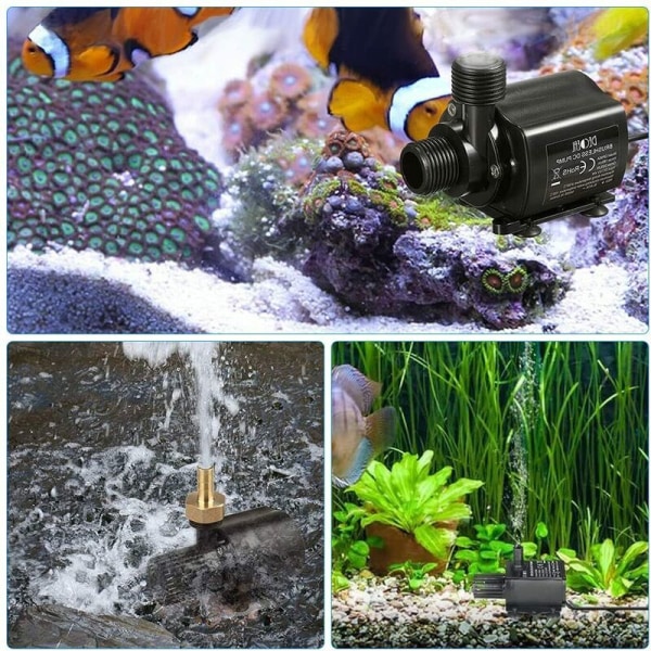 (QR90B) Micro DC Solar Borstlös Odling Vatten Kallvatten Cirkulationsfontänpump