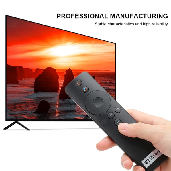 ABS Skall Profesjonell Bluetooth Stemmefjernkontroll Kontroller Tilbehør for Xiaomi TV 4S