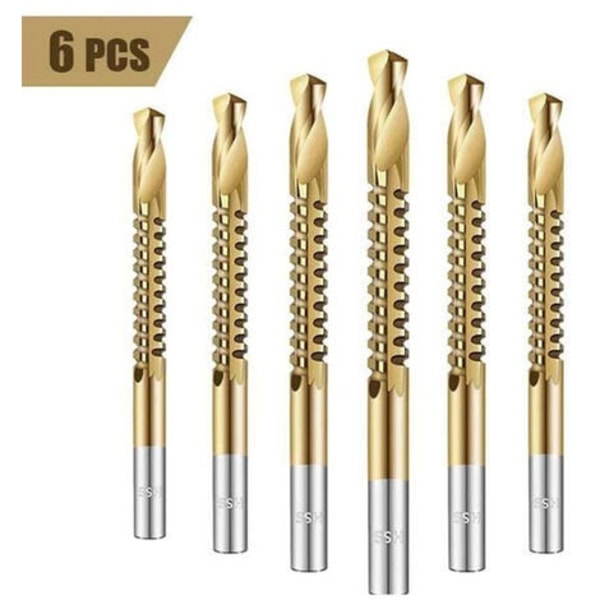 6 st/ set koboltborrspetssats Set Metrisk komposittappborr Fonepro