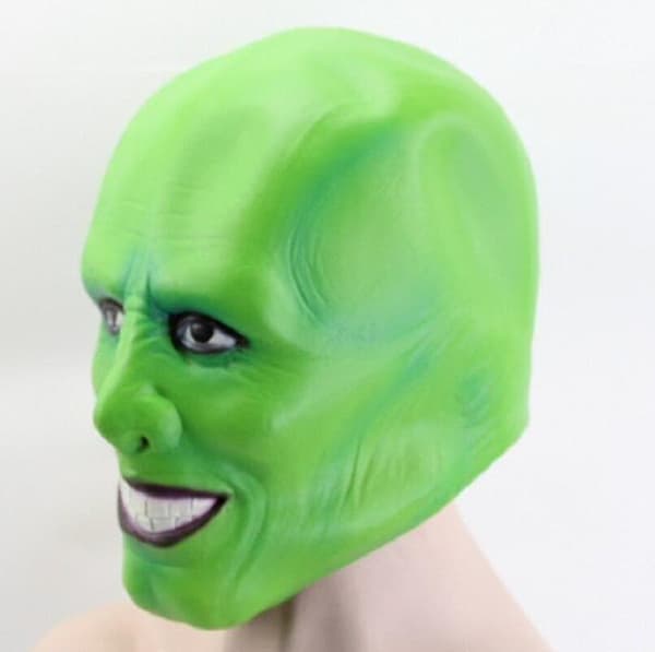 Sofirn Forkledd Geek Jim Carrey Maske Halloween Maske Latex Performance Ball Party Maske