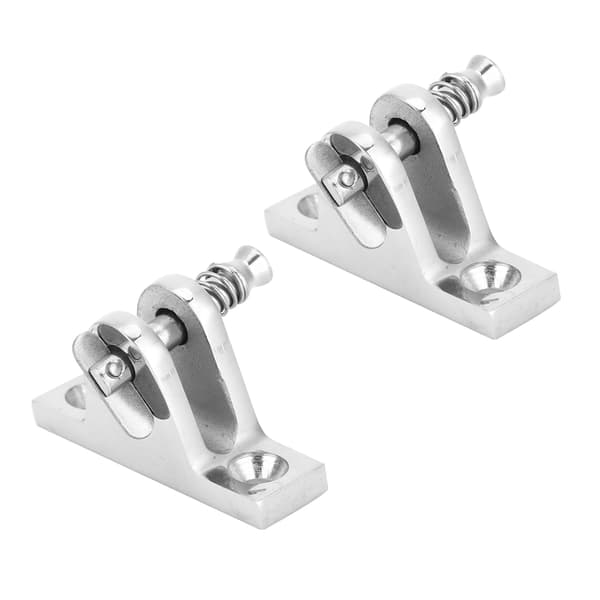 Rustfritt stål båtdekk hengselfeste 2 stk 55 x 18 mm