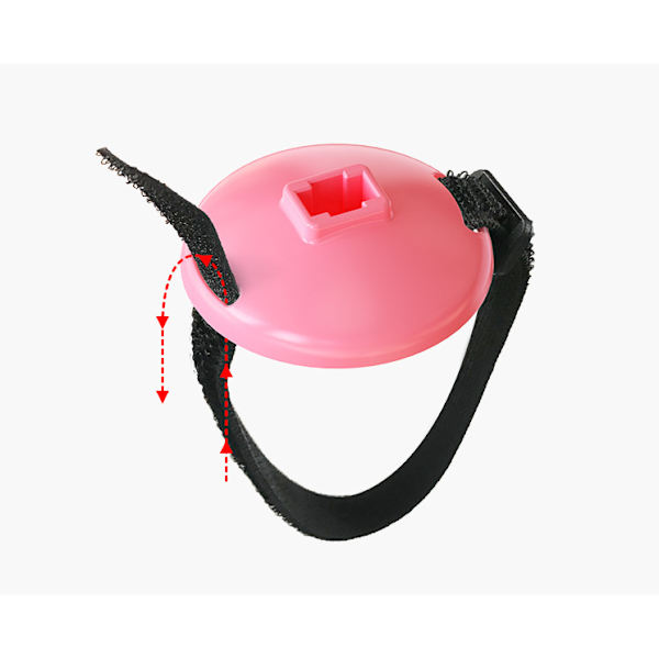 Tillbehör för husdjur, självläkande halsband för katter, kattleksaker, tappfjädrar för kattpinnar, ingen fällning (rosa),