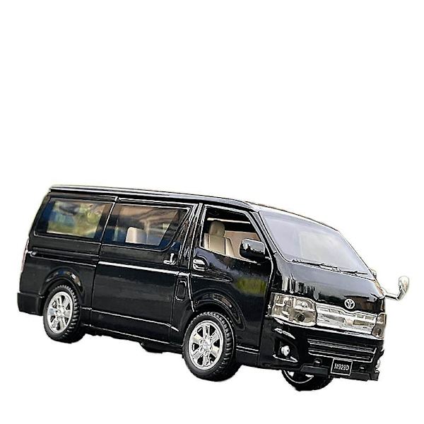 1:32 Toyota Hiace Mpv Legering Bilmodell Diecasts Metal Toy Veh Black