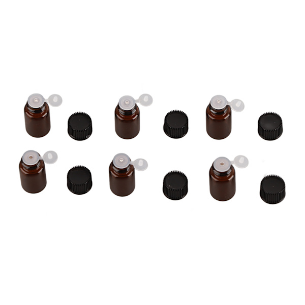 100-pack 3 ml mini dropperflaskor vattentäta hållbara luktfria läckagesäkra klara 3 ml dropperflaskor