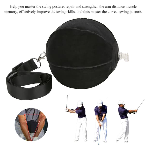 PVC Golf Swing Assisted Training Posture Correction Smart uppblåsbar boll extra tillbehör