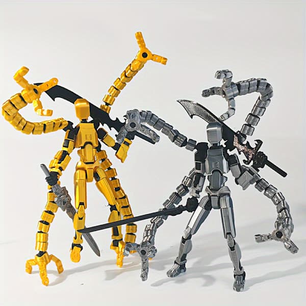 Ferdigmontert 18,3 cm T13 Actionfigur 3D-printet Multi-ed A5[ht] A5