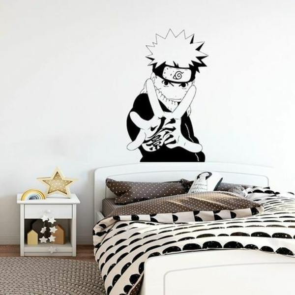 Wall Stickers Sticker Naruto Japanese Manga Anime Style Home Decoration Decorations